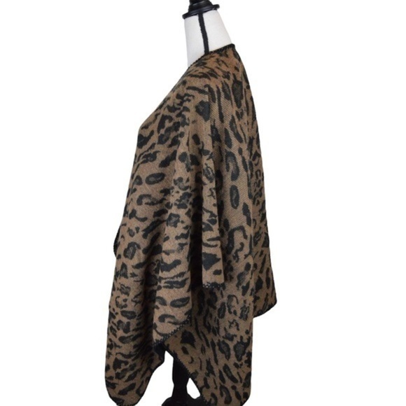 Apt. 9 Soft Animal Print Throw On Blanket Wrap OSFA - Picture 3 of 8